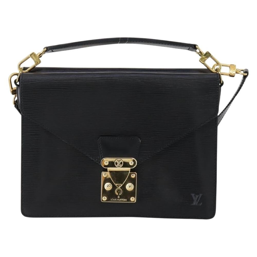 Louis Vuitton Epi Biface Clutch Bag Black